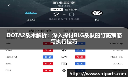 DOTA2战术解析：深入探讨BLG战队的盯防策略与执行技巧